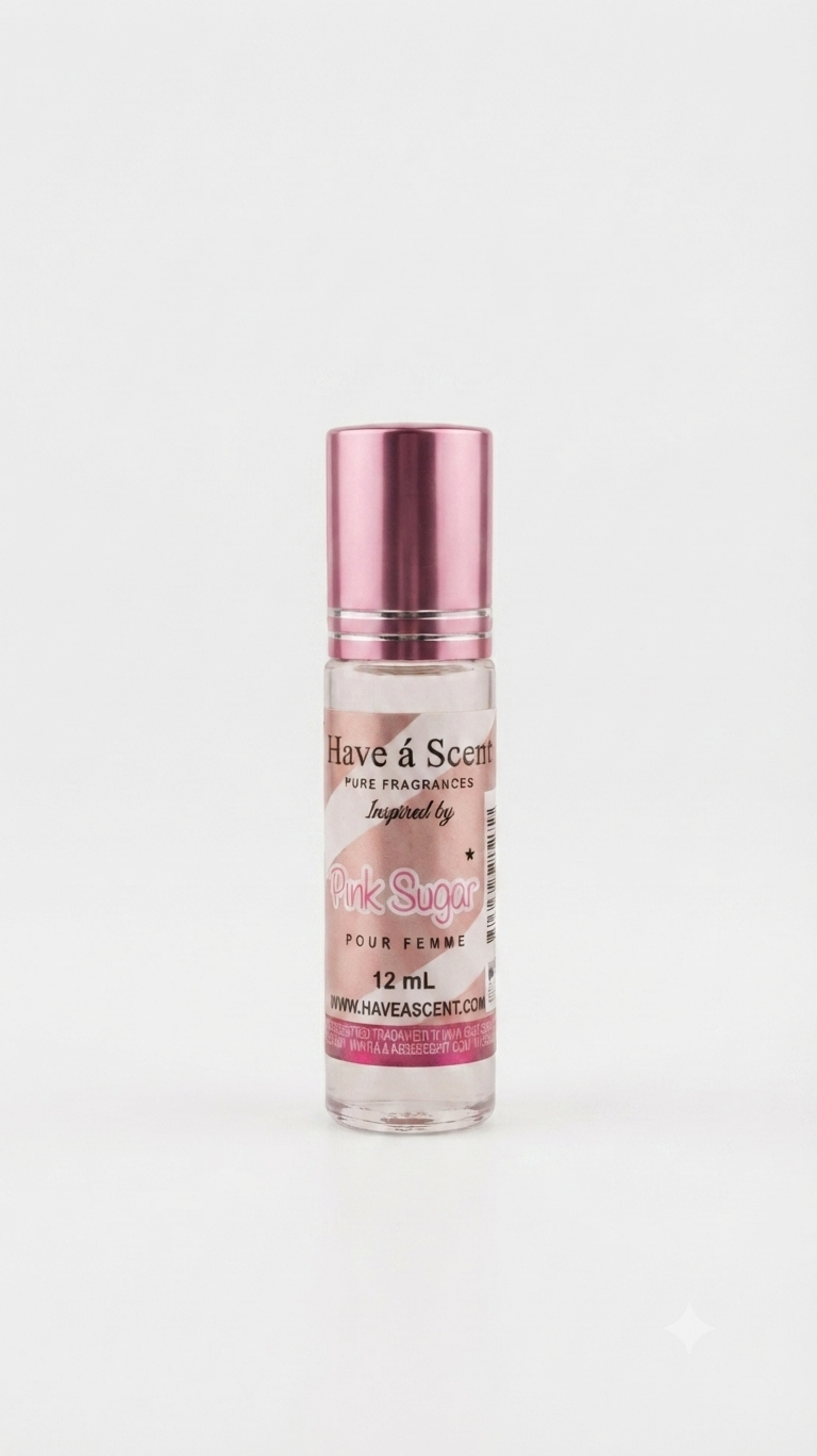 Roll-On Oil Perfume Inspired by "Pink Sugar" - 12ml | Sweet & Captivating Women's Fragrance