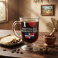 "I Love República Dominicana" Clear Glass Mini Mug (Espresso / Shot Size)