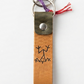 Personalized Genuine Leather Keychain – Made in the Dominican Republic