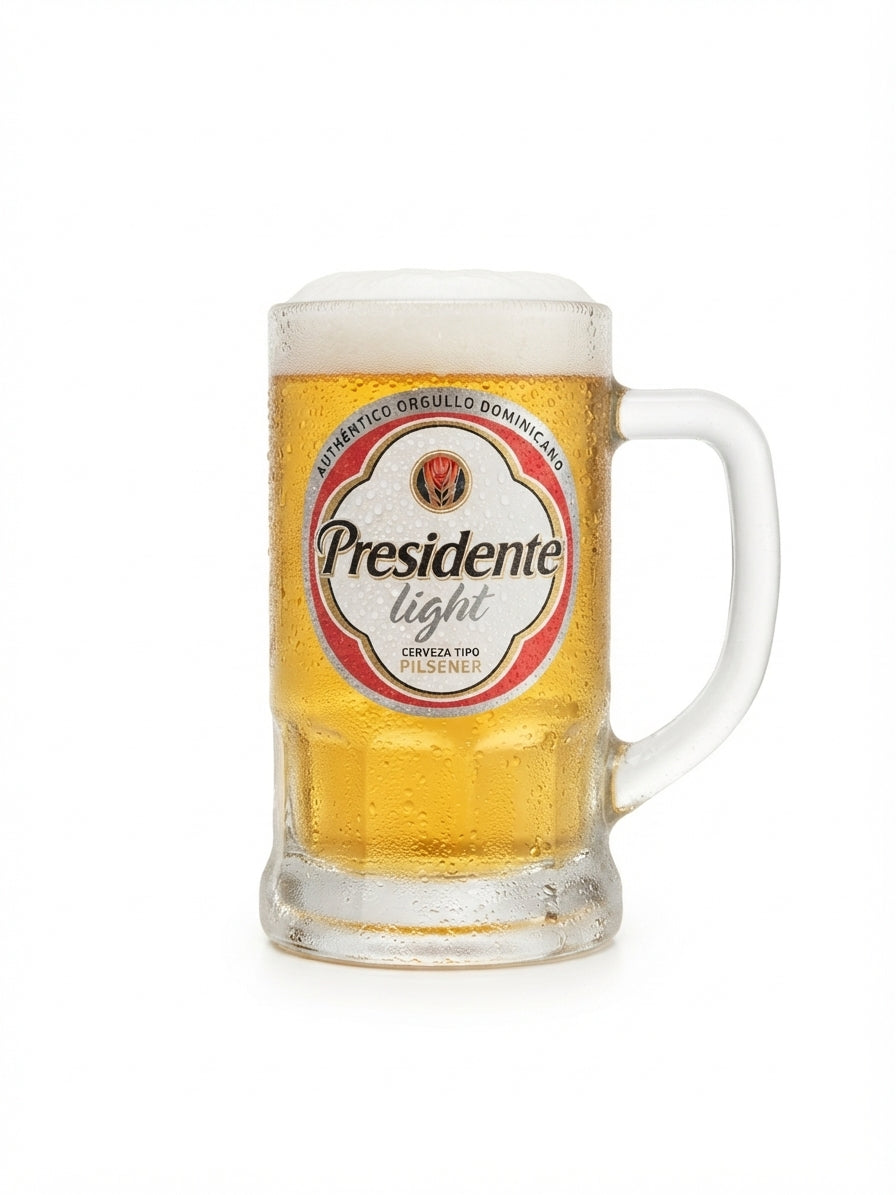 "Presidente Light" Clear Glass Mini Mug (Espresso / Shot Size)