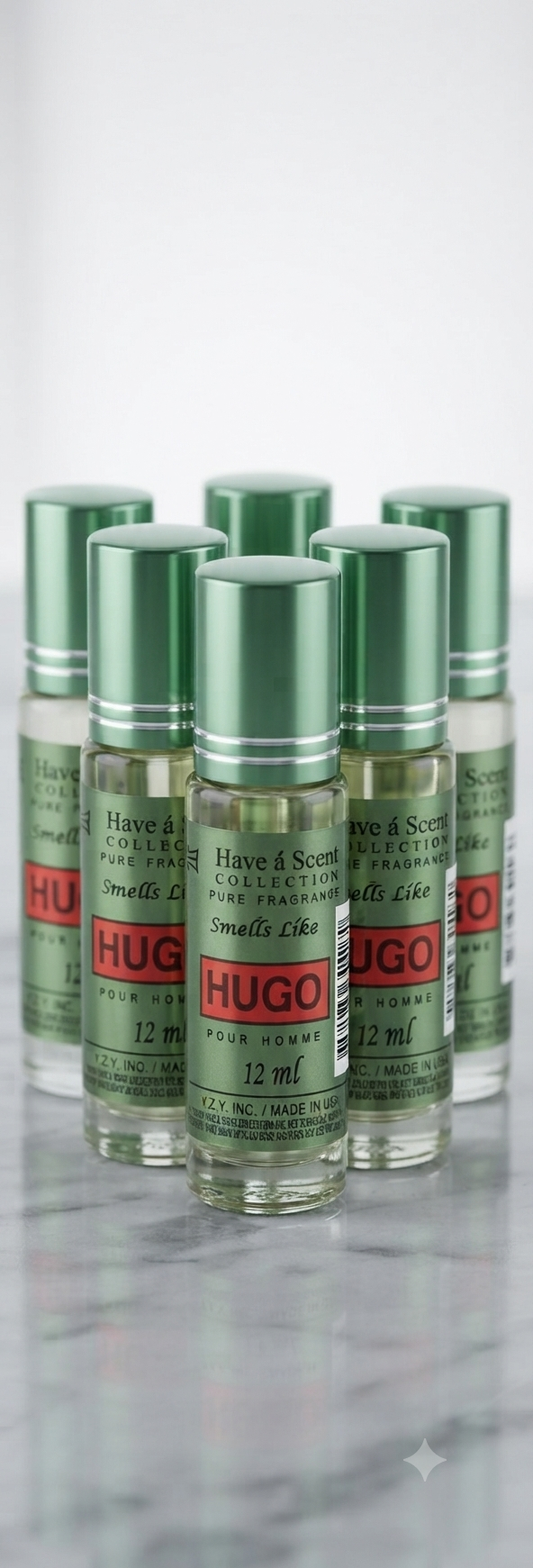 Wholesale Roll-On Oil Perfume Inspired by "Hugo" Pour Homme - 12ml | Classic & Fresh Men's Fragrance (Pack of 12)