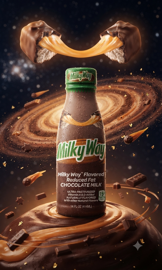 Milky Way Flavored Reduced Fat Chocolate Milk