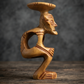 Handcrafted Guayacán Wood Taino-Inspired Figurine