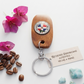 Handcrafted Dominican Republic Guayacán Wood Keychain