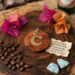 Handcrafted Monogram Initial Guayacán Wood Keychain