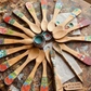 Handcrafted Collector's Set of 14 Assorted Hand-Painted Guayacán Wood Spoons ("Edición Limitada")