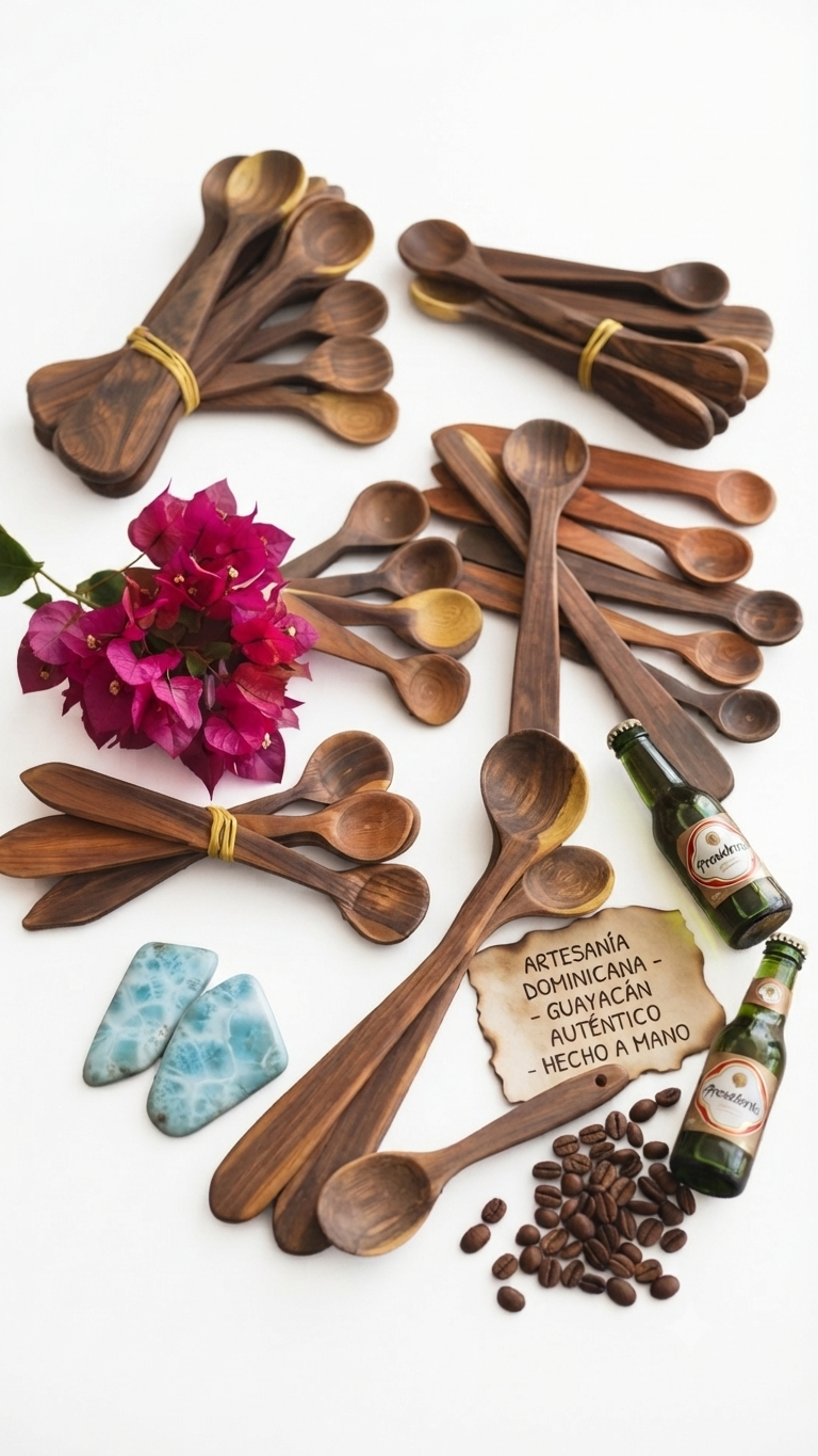 Dominican Guayacán Wood Spoon Set (Bundle)