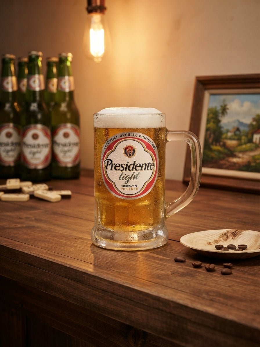 "Presidente Light" Clear Glass Mini Mug (Espresso / Shot Size)