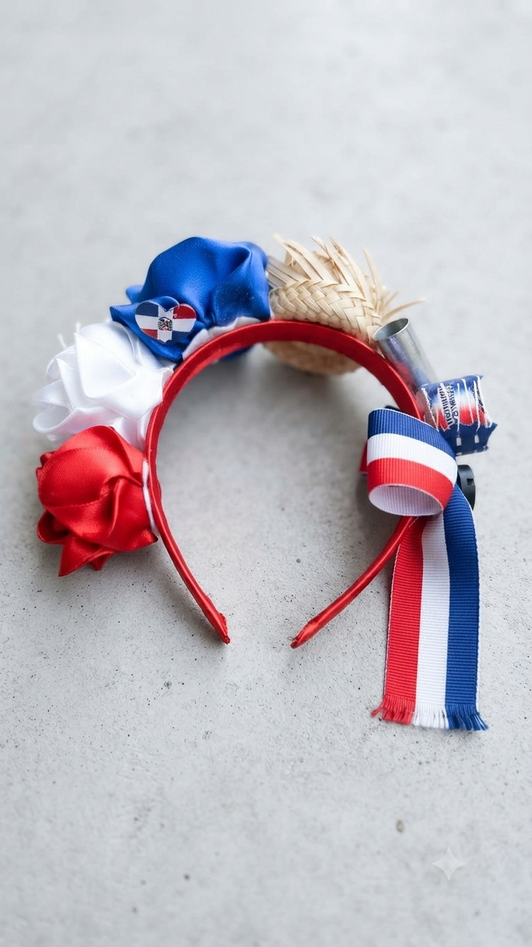 "Dominican Pride" Cultural Headband