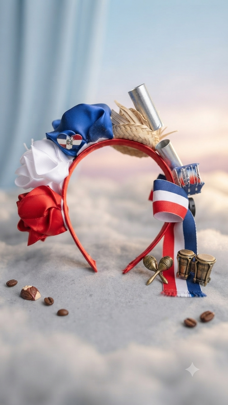 "Dominican Pride" Cultural Headband
