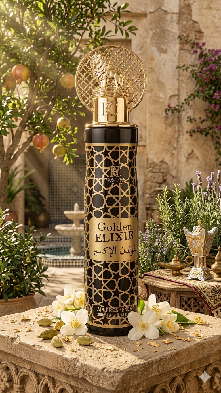 Golden Elixir - Premium Air Freshener (300ml)