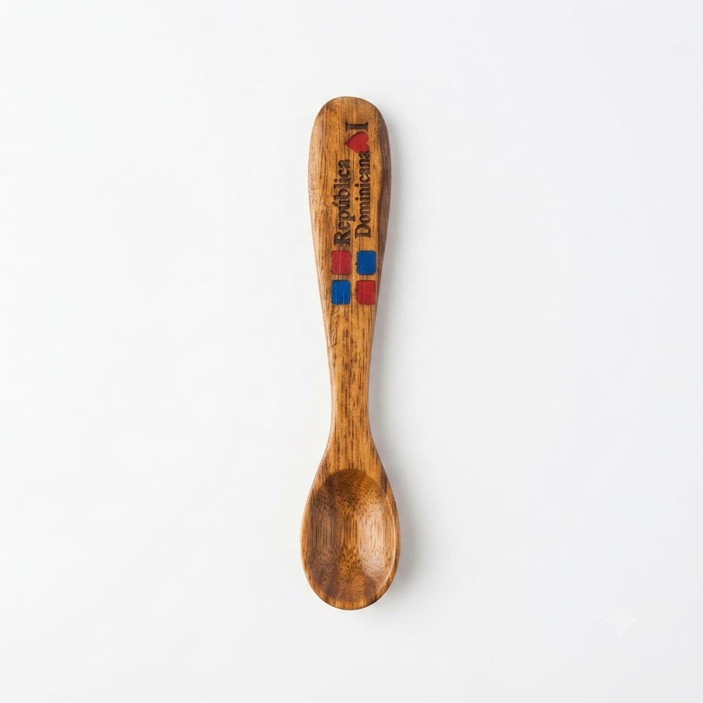 Dominican Guayacán Wood Decorative Spoon