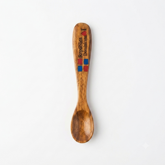 Dominican Guayacán Wood Decorative Spoon