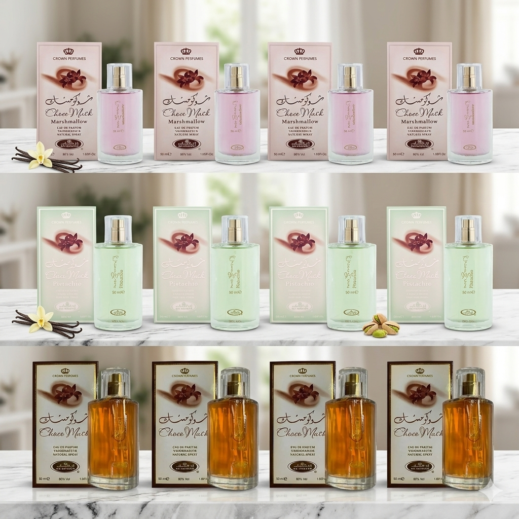 Wholesale Pack: Set of 12 Choco Musk Perfume Collection (Assorted Bundle)