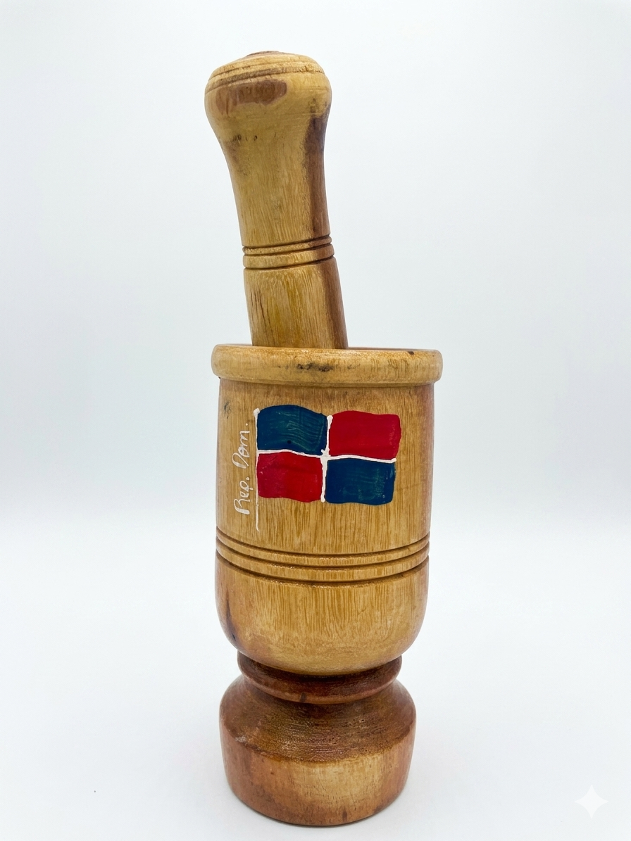Dominican Pride" Artisanal Mortar