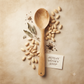 Dominican Guayacán Wood Long Serving Spoon