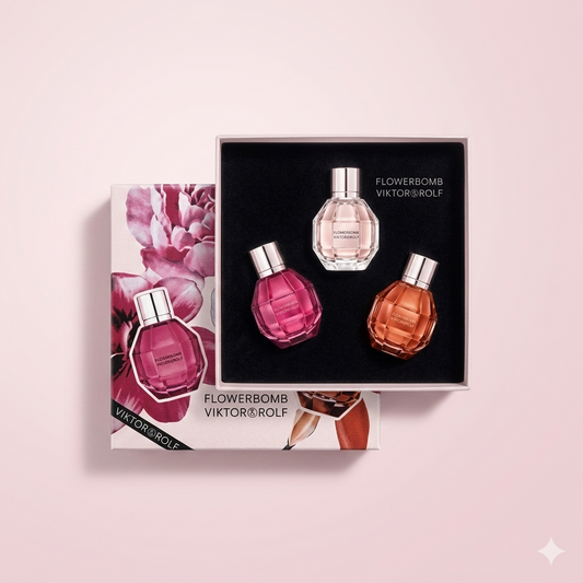 Viktor&Rolf Flowerbomb Mini Perfume Trio Gift Set