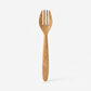 Dominican Guayacán Wood Wide Serving Fork