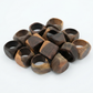 Dominican Guayacán Wood Geometric Faceted Statement Ring