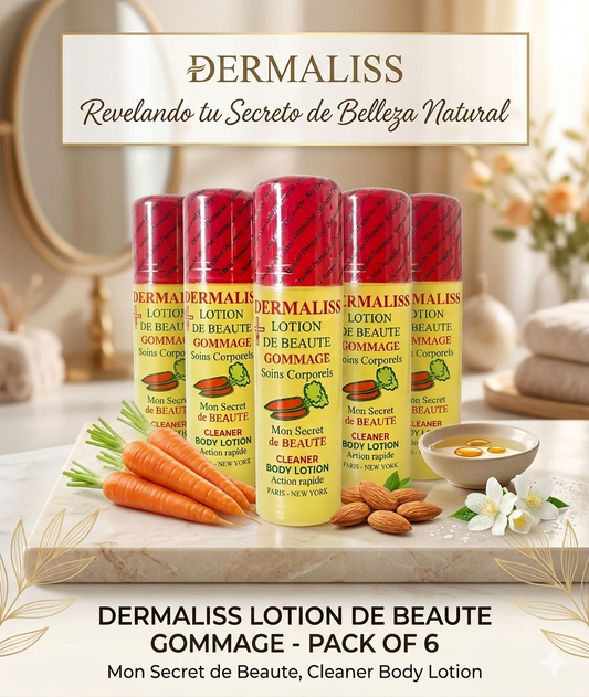 Dermaliss Beauty Lotion (Pack of 6) – Wholesale Fast-Action Body Cleaner (125 ml per unit)