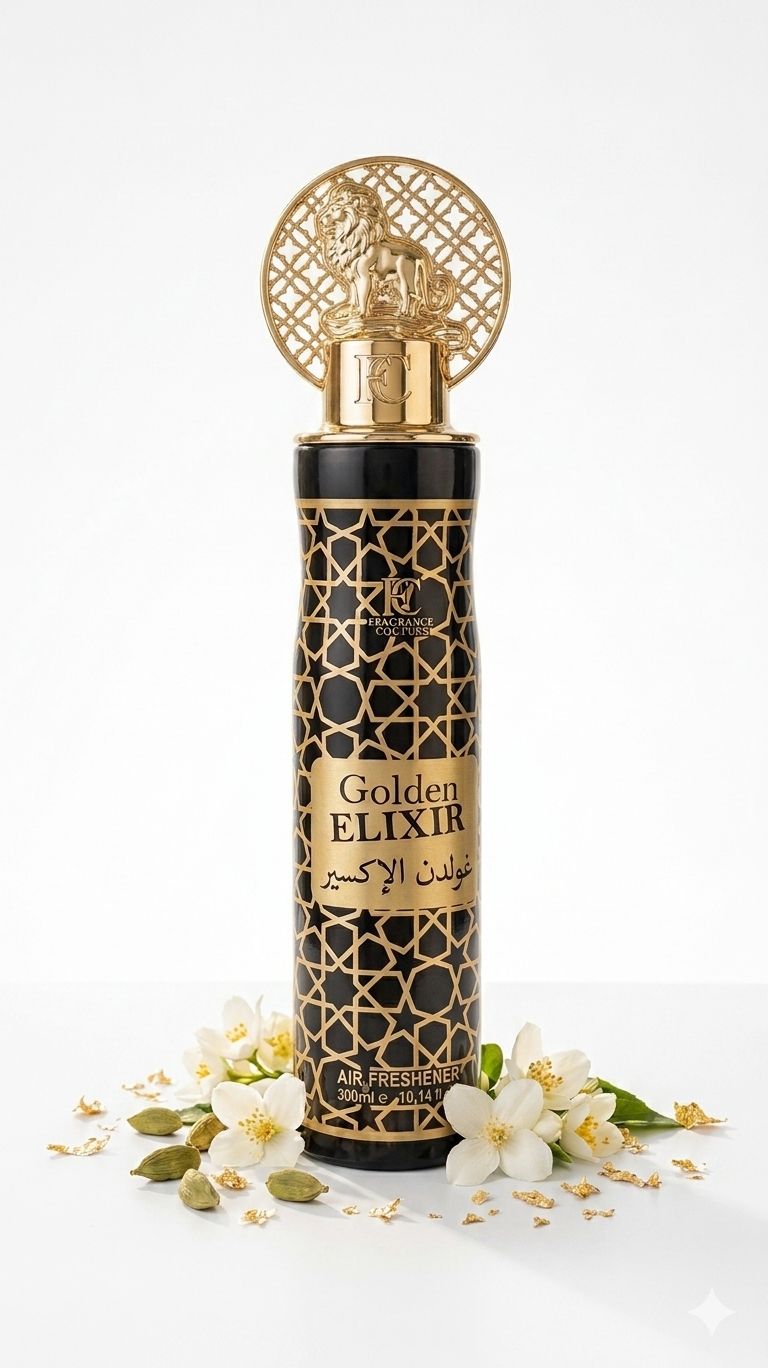 Golden Elixir - Premium Air Freshener (300ml)