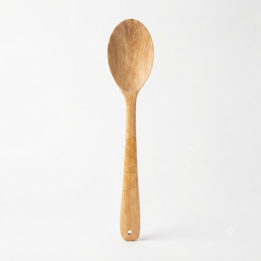 Dominican Guayacán Wood Long Serving Spoon