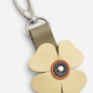 Artisanal Leather Flower Keychain (Made in RD)