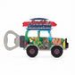 Jeep Safari "Dominican Republic" Bottle Opener Fridge Magnet | Tropical Souvenir