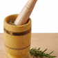 Artisanal Wooden Mortar & Pestle Set - Traditional Heritage