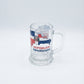 "República Dominicana" Map Clear Glass Mini Mug (Espresso / Shot Size)