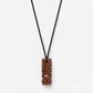 Dominican Guayacán Wood Taíno-Inspired Pendant Necklace