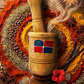 Dominican Pride" Artisanal Mortar