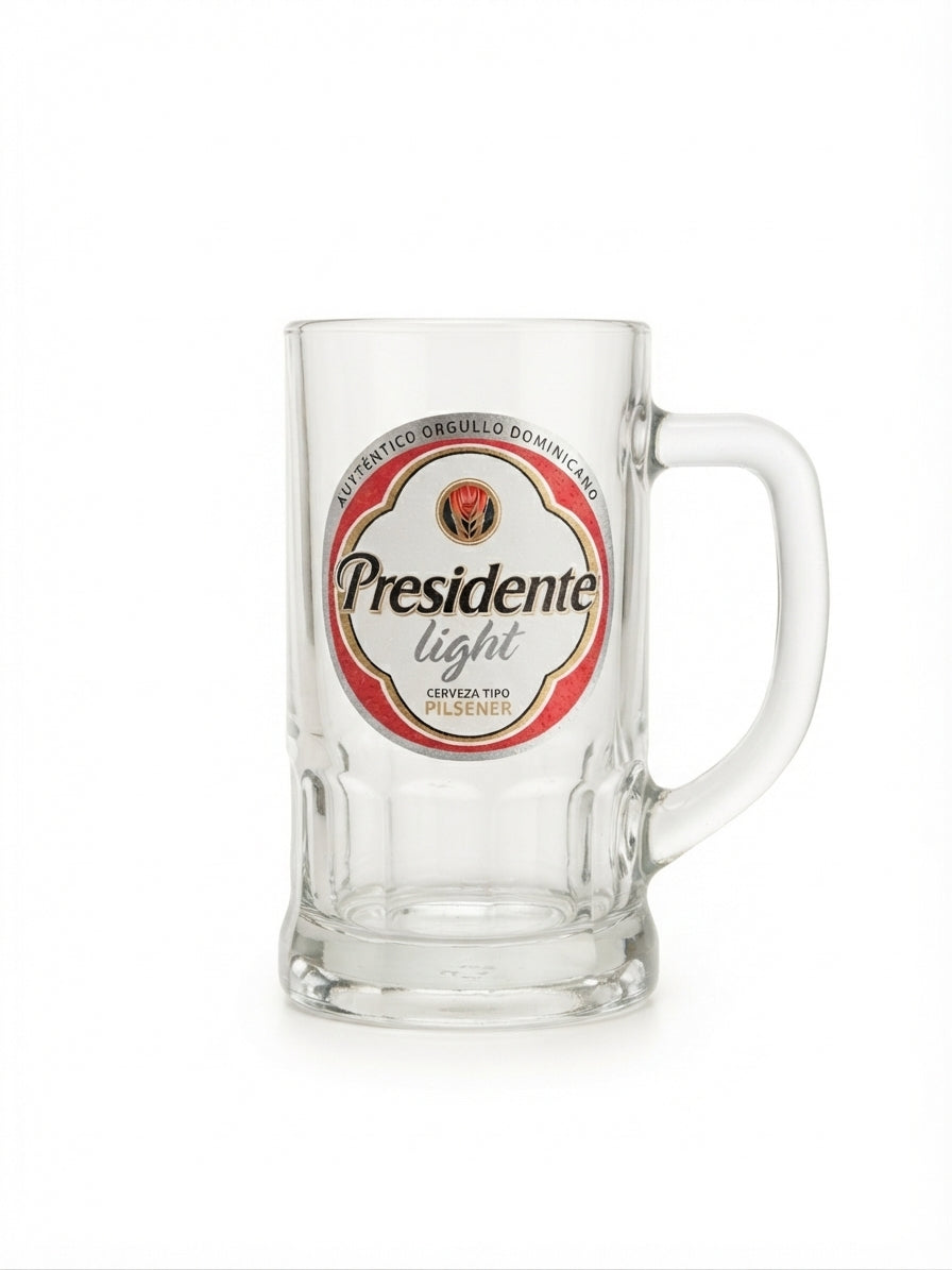 "Presidente Light" Clear Glass Mini Mug (Espresso / Shot Size)