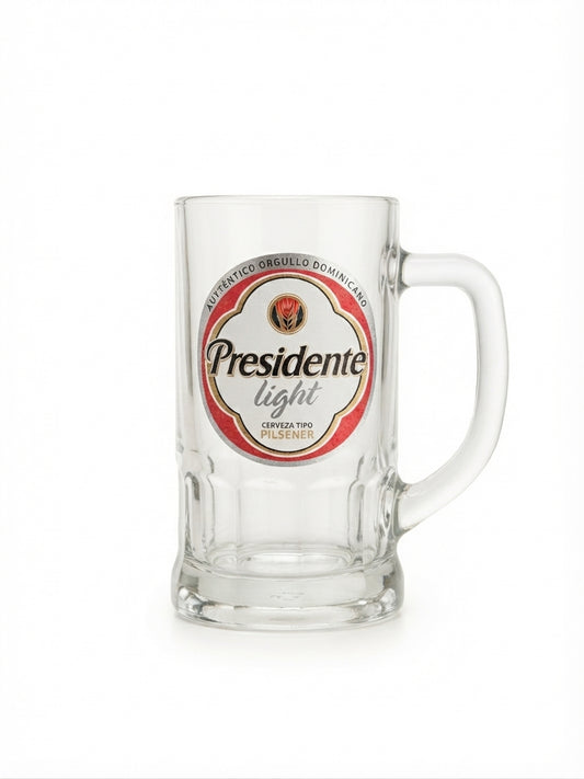 "Presidente Light" Clear Glass Mini Mug (Espresso / Shot Size)