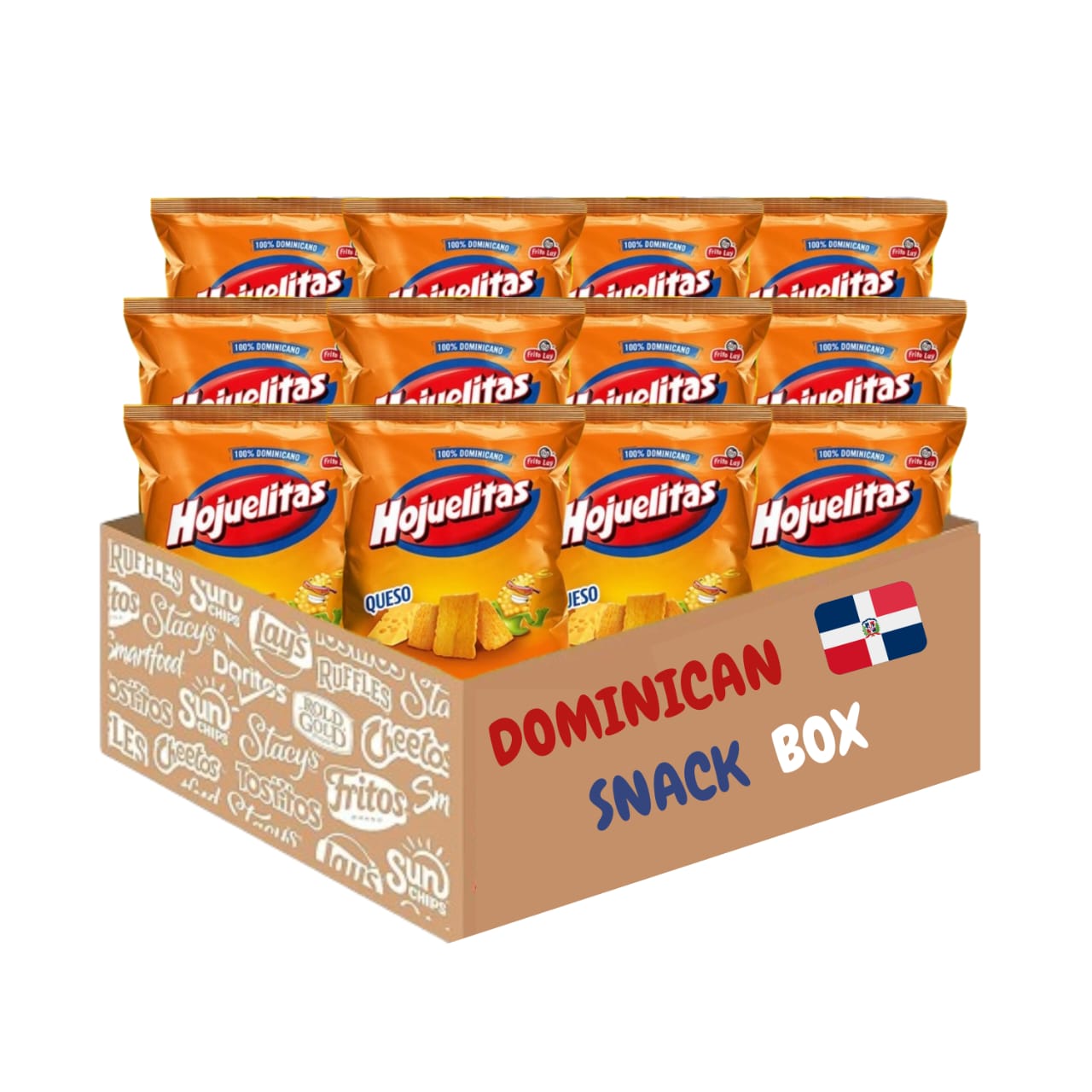 Hojuelitas Dominicanas de Queso Frito Lay de 19gr (pack of 12)