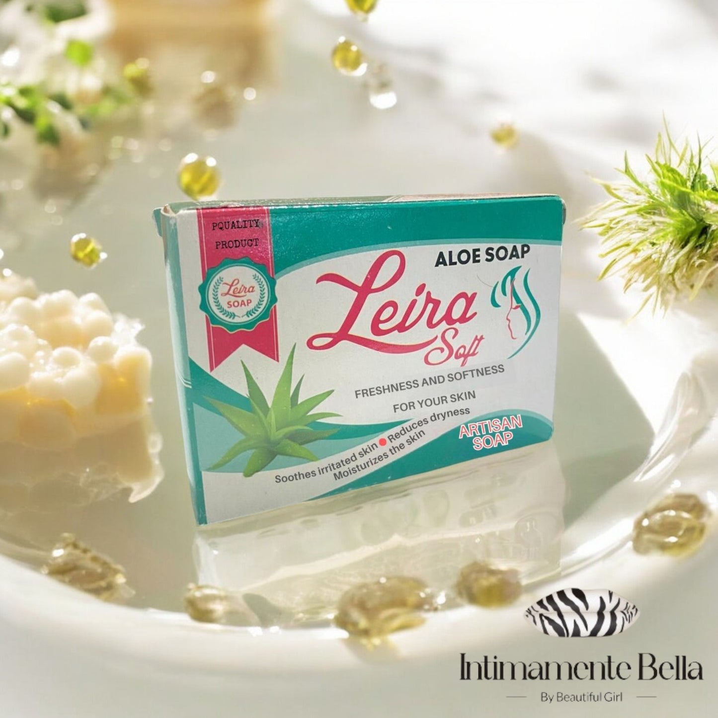 Leyra Soft Aloe Vera Artisan Soap 90g