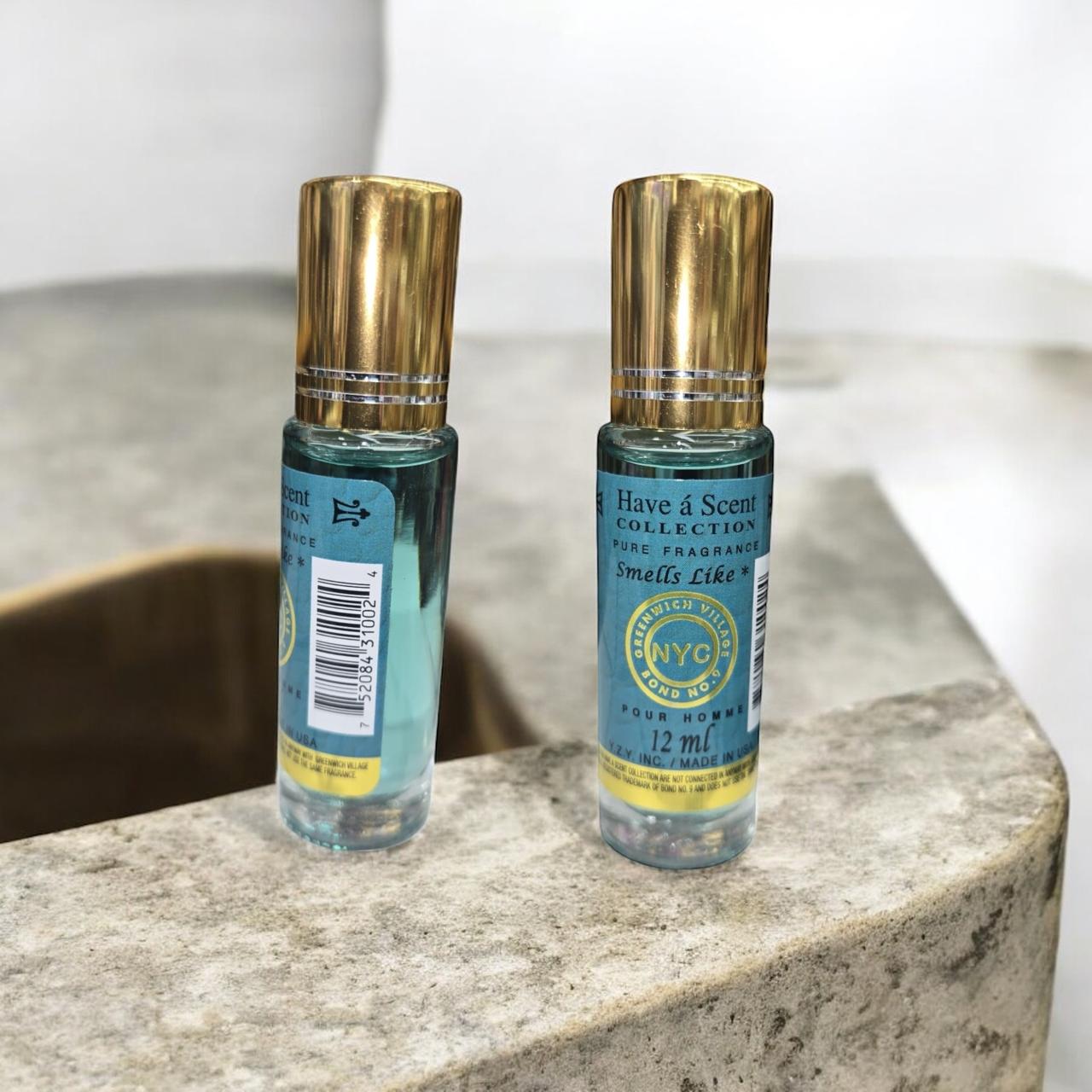 NYC Greenwich Village Bond No 9 Roll-On Oil Perfume For Men 12ml Pure Fragrance Oil
