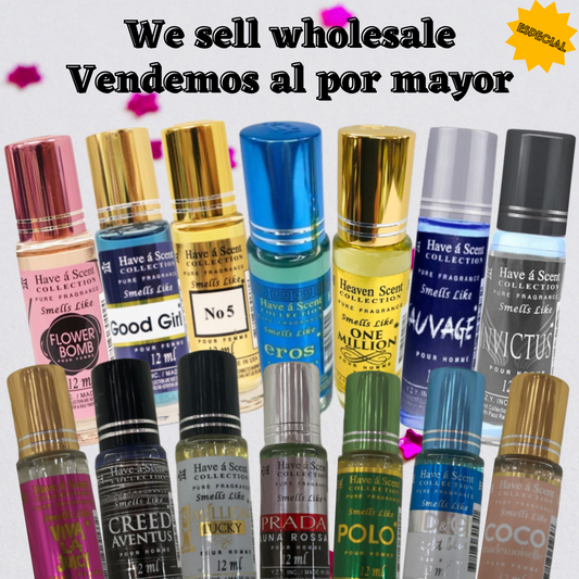 Wholesale Packages of Oil-Based Perfumes