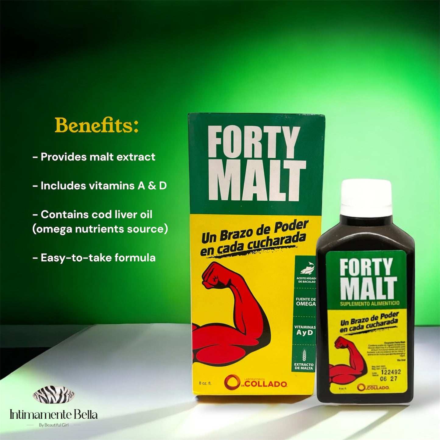 ⭐ Forty Malt by Collado – Nutritional Malt Supplement (8 oz)