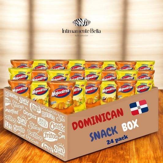 ⭐ Hojuelitas Cheese (ONLY) Snack Box – Crispy, Savory Dominican Snack - 160 g (pack 24)