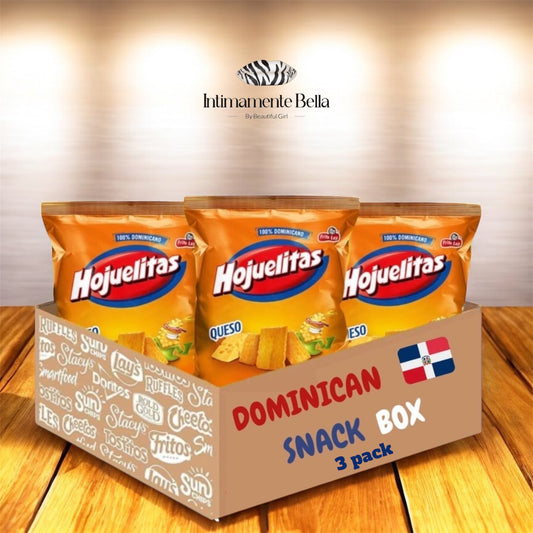 Hojuelitas Cheese (ONLY) Snack Box – Crispy, Savory Dominican Snack - 160 g (pack 3)