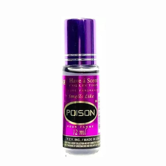 Poison Roll-On Oil Perfume For Women 12ml Pure Fragrance Oil travelsize