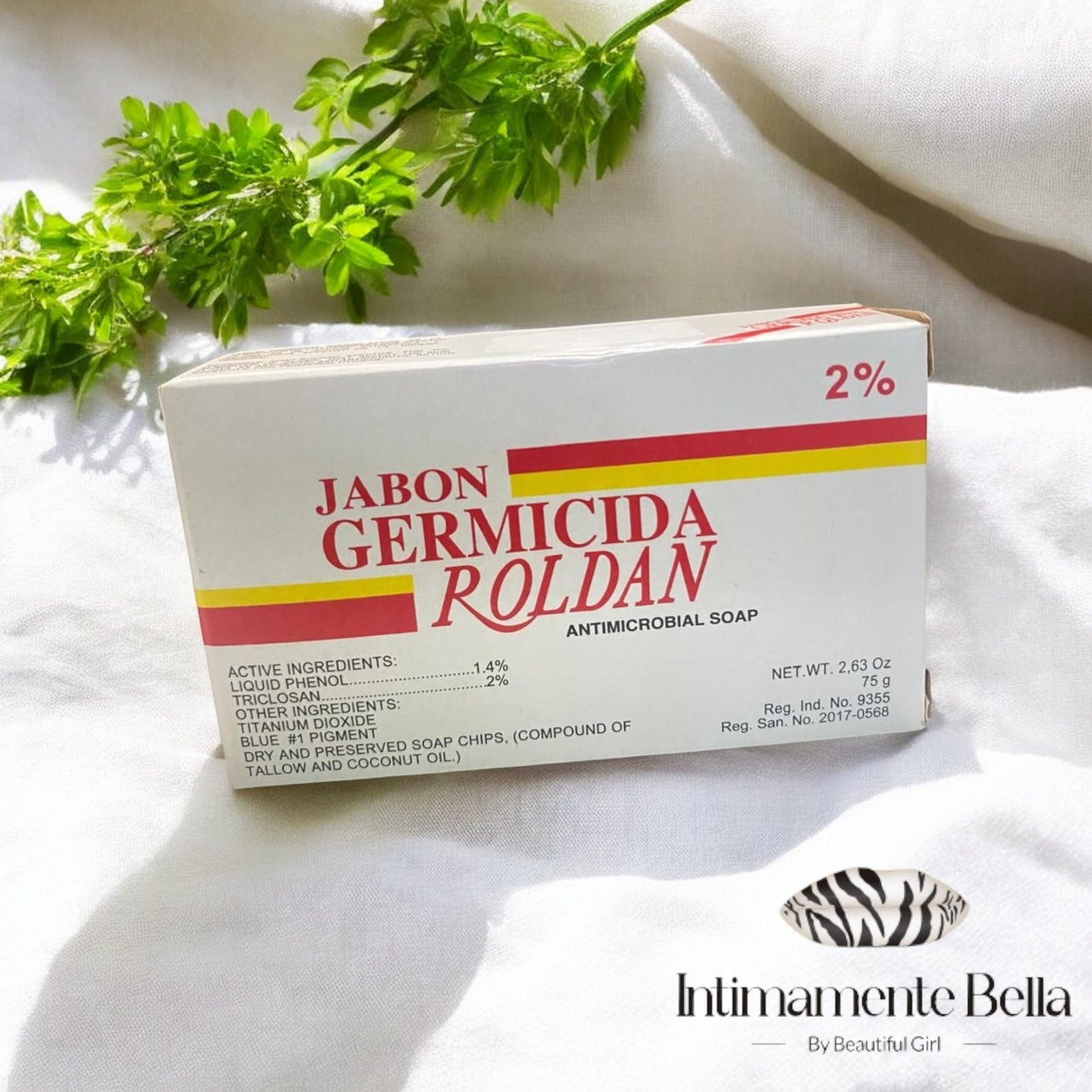 Roldan Antimicrobial Germicidal Soap - 75g intimamentebella