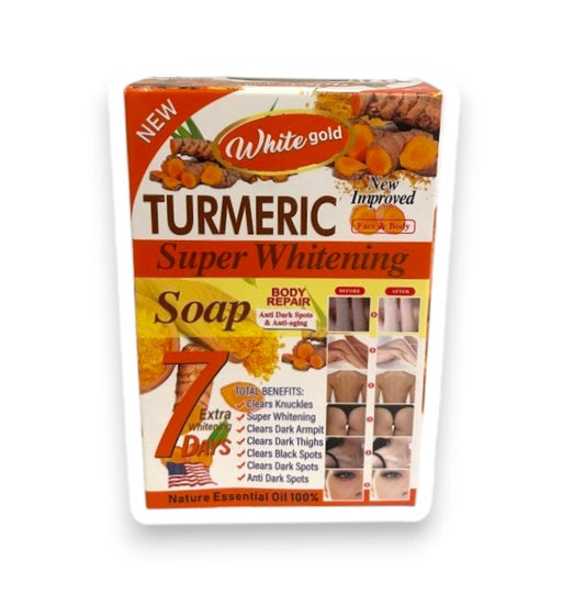 Wholesale ✨ White Gold Turmeric Super Whitening Soap (Pack 12)