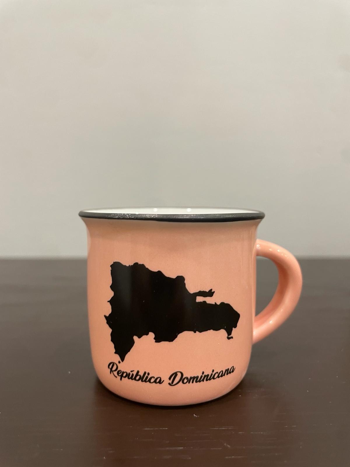 Small Cup with Dominican Republic Map Image