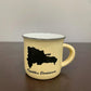 Small Cup with Dominican Republic Map Image