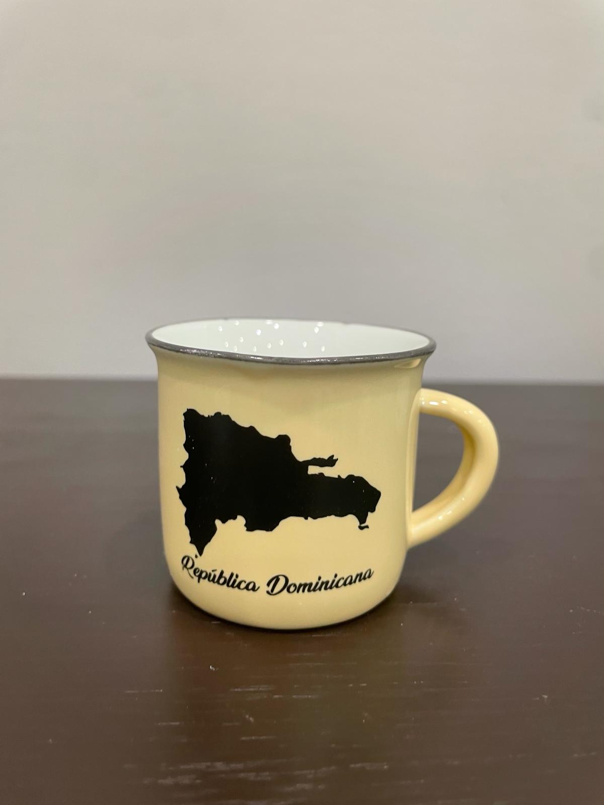 Small Cup with Dominican Republic Map Image