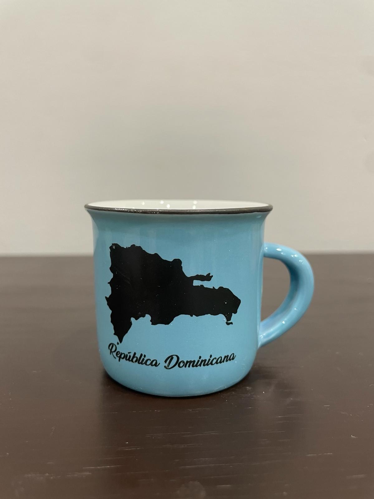 Small Cup with Dominican Republic Map Image