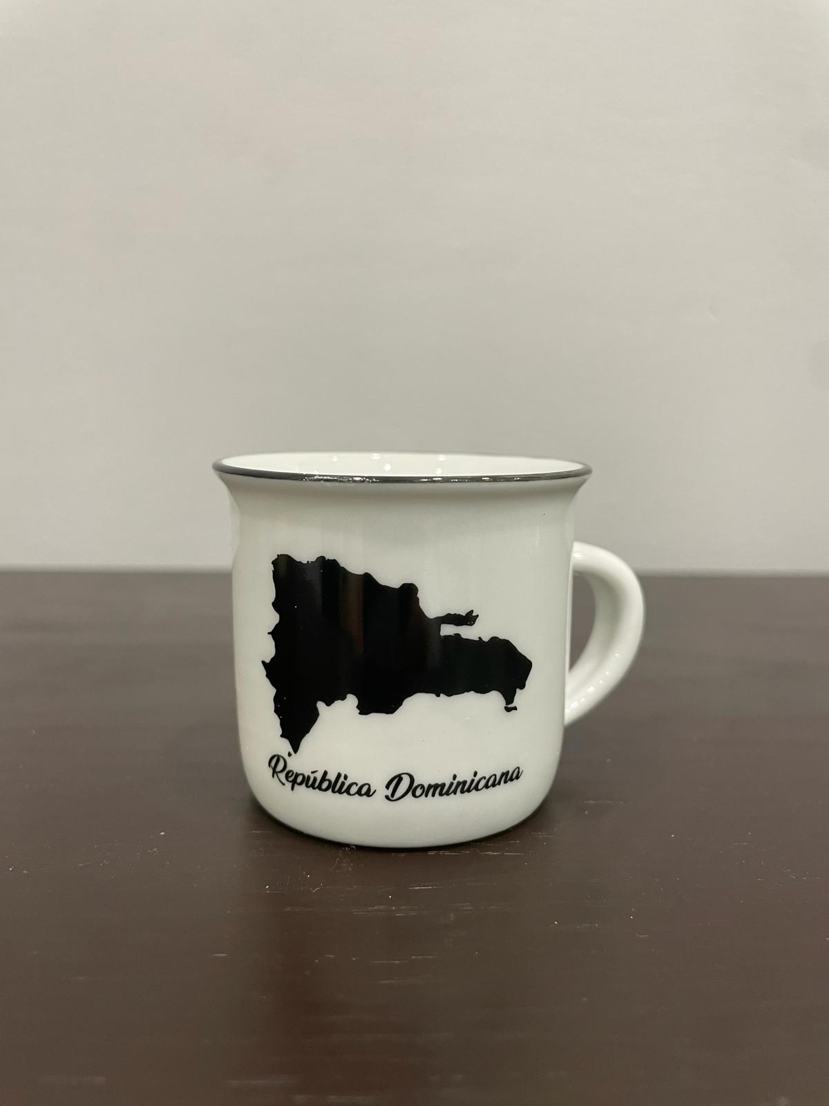 Small Cup with Dominican Republic Map Image