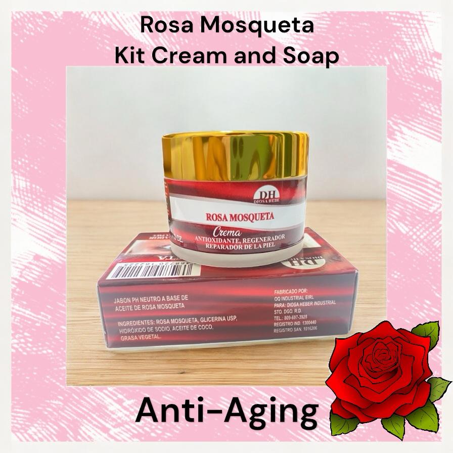 Rosa Mosqueta Diosa Hebe Kit Cream 2oz and Soap 100g